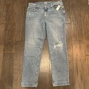 Boyfriend mid-rise jeans size 8